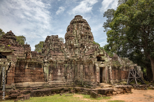 The incredibly beautiful Preah Khan temple ruins at Angkor  Siem Reap  Cambodia