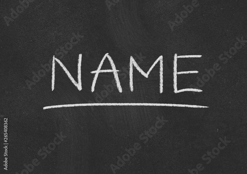 name