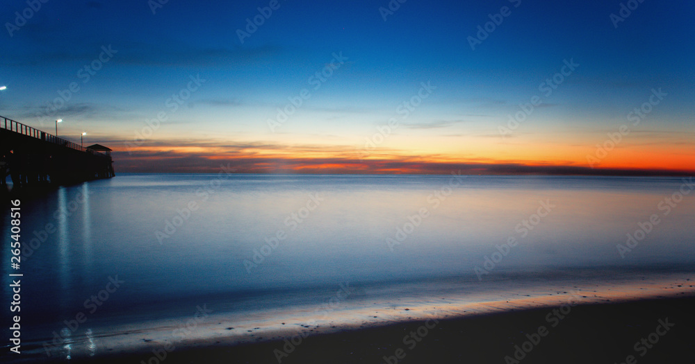 Fototapeta premium Sunset at Grange Jetty