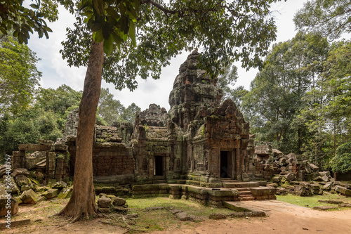 The incredibly beautiful Preah Khan temple ruins at Angkor  Siem Reap  Cambodia