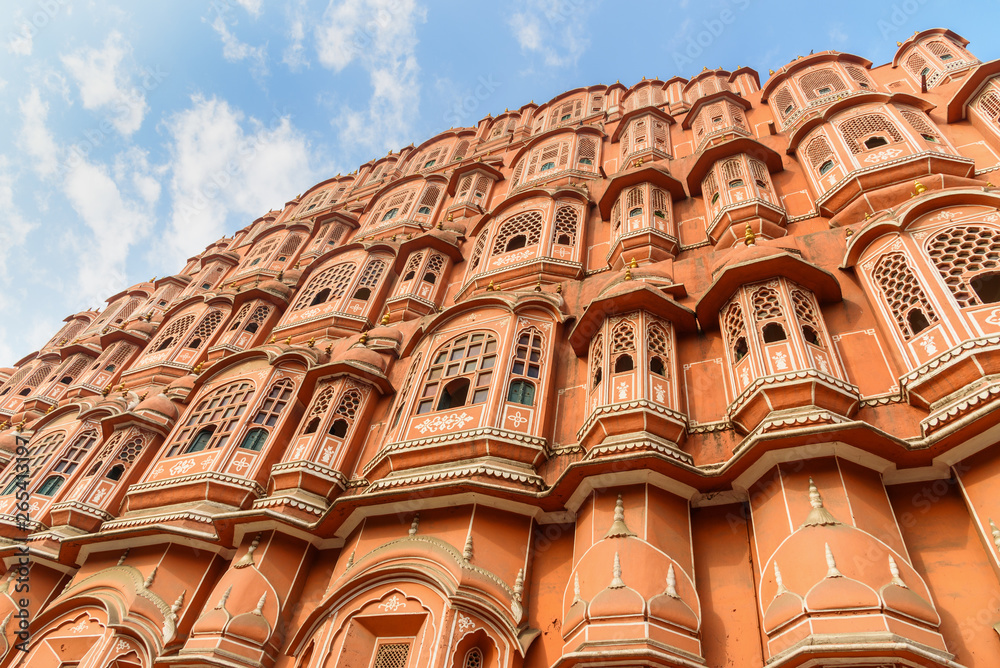 Hawa Mahal palace is Palace of Winds in Jaipur. India