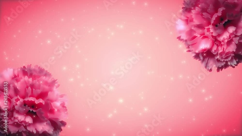 abstract background with pink flowers