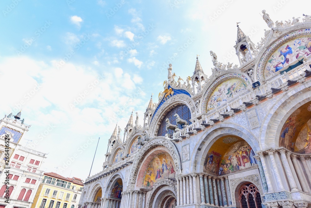 St. Mark's Basilica at St. Mark's Square in Venice City