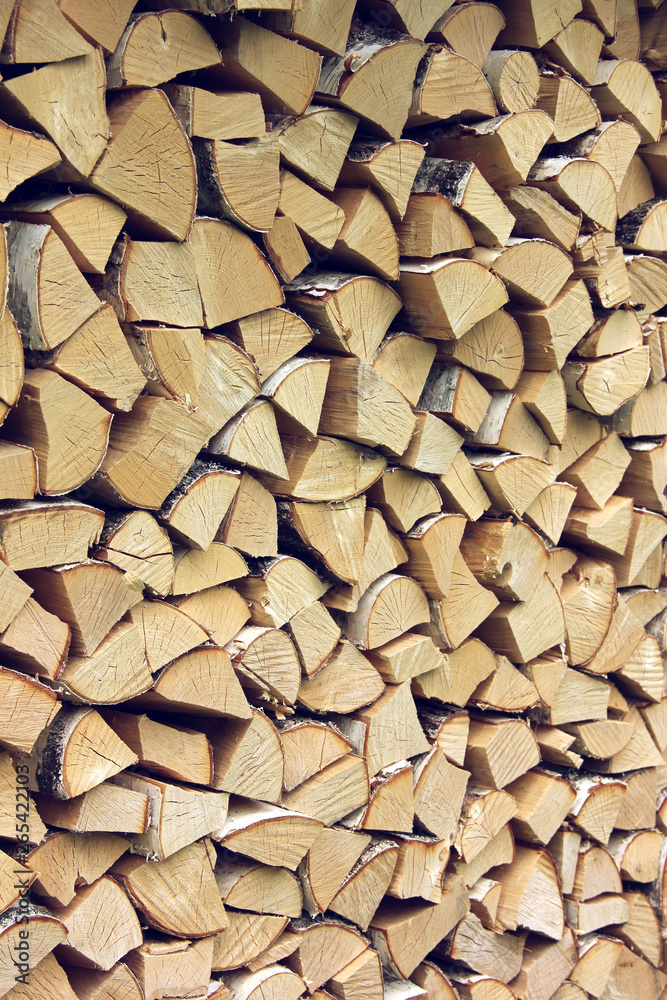 birch wood in the woodpile. background, wood texture. birch wood in the woodpile. background, wood texture.