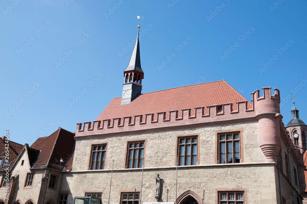 Altes Rathaus in der Stadt Göttingen in Niedersachsen