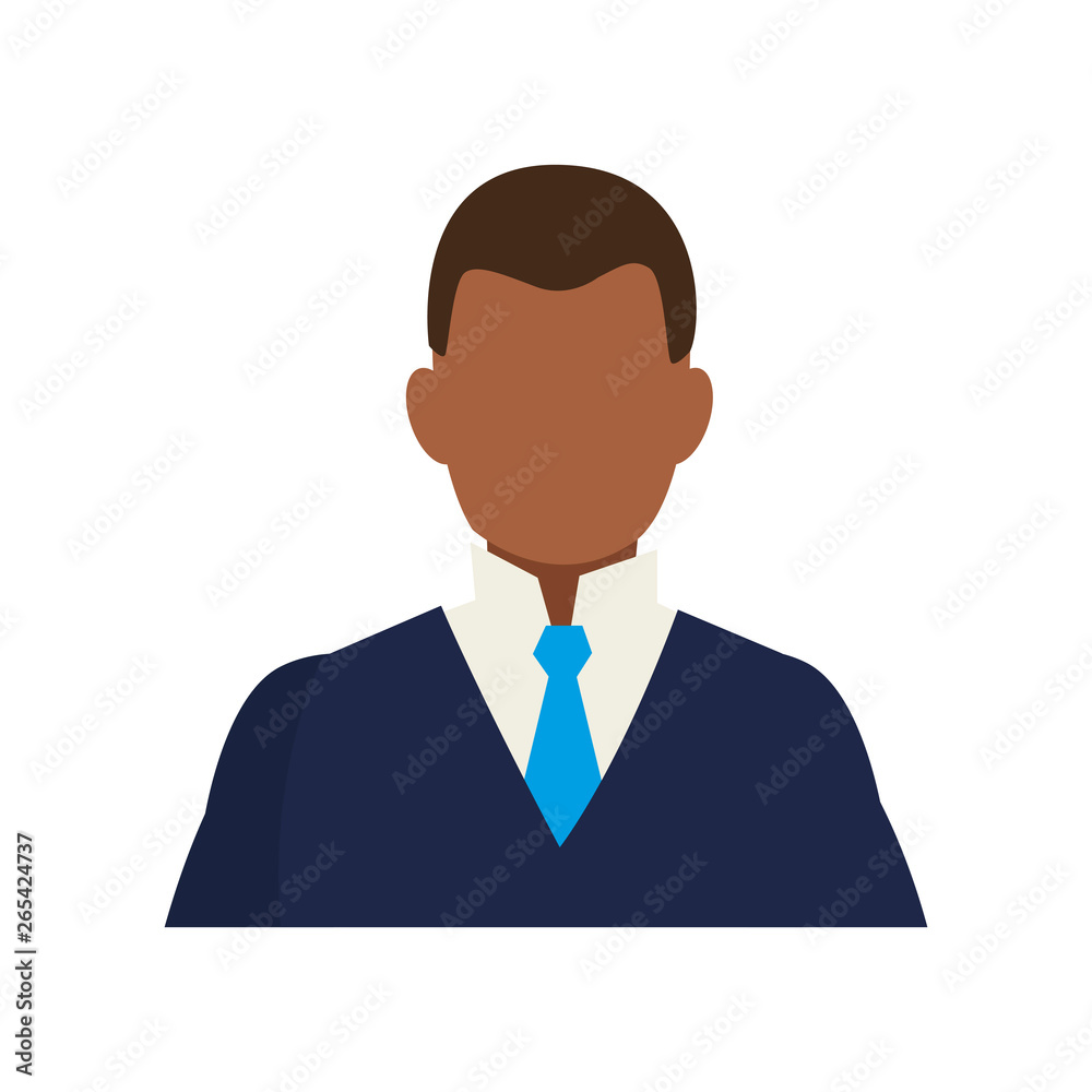 elegant black businessman avatar character elegant black businessman avatar character