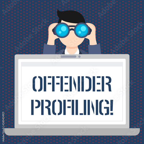 Fotografia Handwriting text Offender Profiling