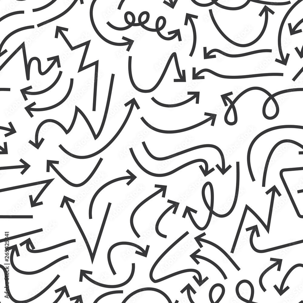 Arrow pattern. Ethnic seamless pattern with arrows. Tribal hand drawn background. Design for wrapping paper, wallpaper, fabric. Vector illustration Arrow pattern. Ethnic seamless pattern with arrows. Tribal hand drawn background. Design for wrapping paper, wallpaper, fabric. Vector illustration