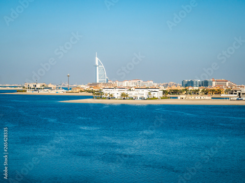 Canvastavla Dubai Skyline mit Burj Al Arab
