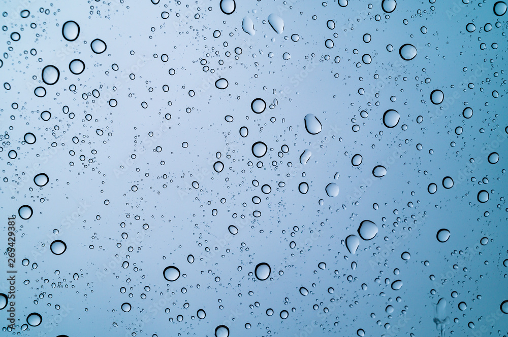 drops of water on glass drops of water on glass