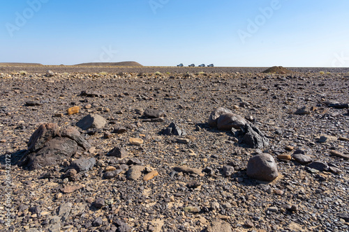 Road to Hamedela in the Danakil Depression in Ethiopia, Africa. photo