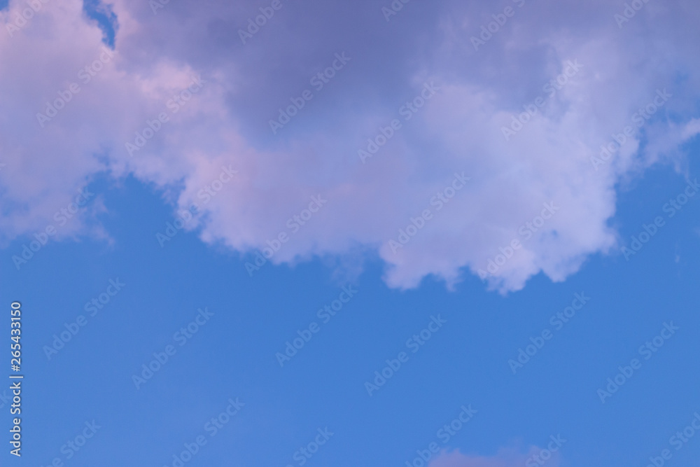 Obraz premium blue sky with white clouds