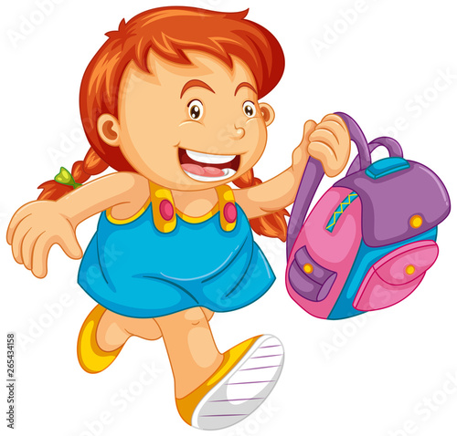 A school girl character