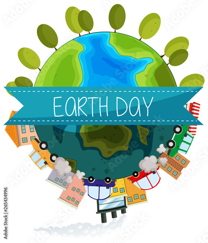 An earth day icon