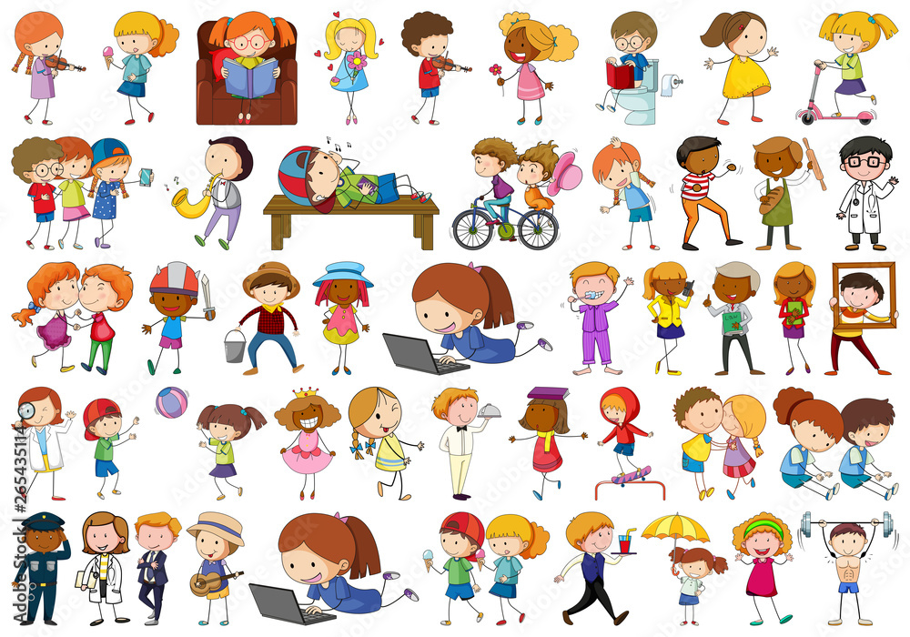Set of people character Set of people character