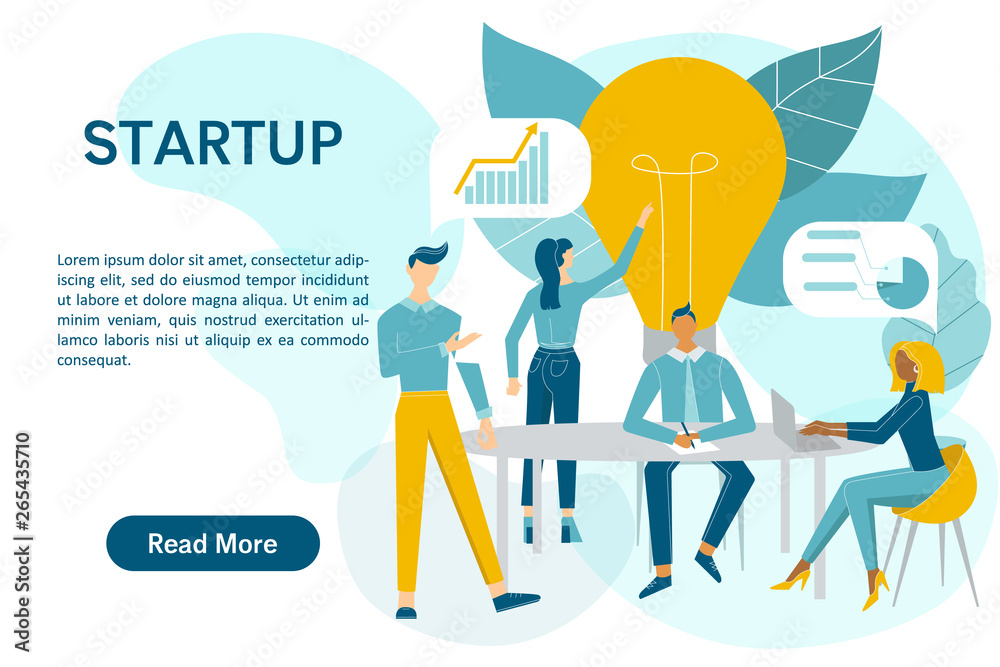 Teamwork concept web banner with the place for your text. People work on new startup together in the office on the abstract background. Vector illustration for websites, web pages design and apps Teamwork concept web banner with the place for your text. People work on new startup together in the office on the abstract background. Vector illustration for websites, web pages design and apps