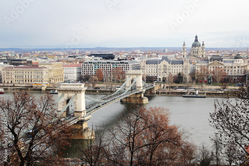 Szechenyi Chain Bridgem Budapest, Hungary