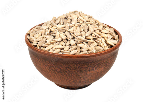 Sunflower seeds in bowl