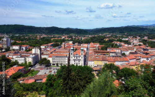 View from the castle of Gorizia. Gorizia, Friuli Venezia Giulia - Italy
