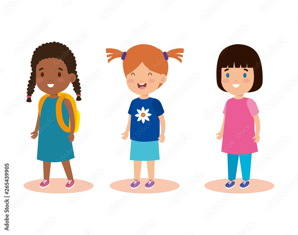 set girls children with casual clothes set girls children with casual clothes