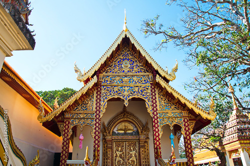 Northern Thailand mountain temple