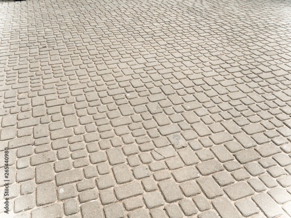 pavement of the city. trawl tile beautiful.