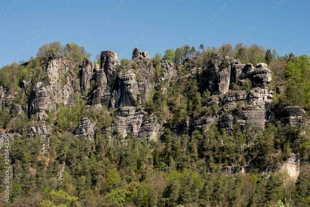 National Park of Saxon Switzerland in eastern Germany, south-east of Dresden