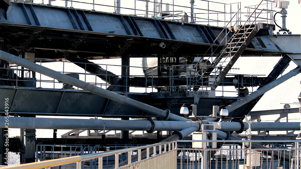 Urban structure made of steel Urban structure made of steel