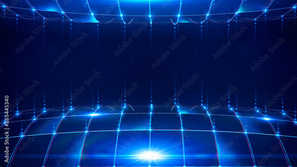 Fototapeta premium 5g internet networking. Data transmission channel.