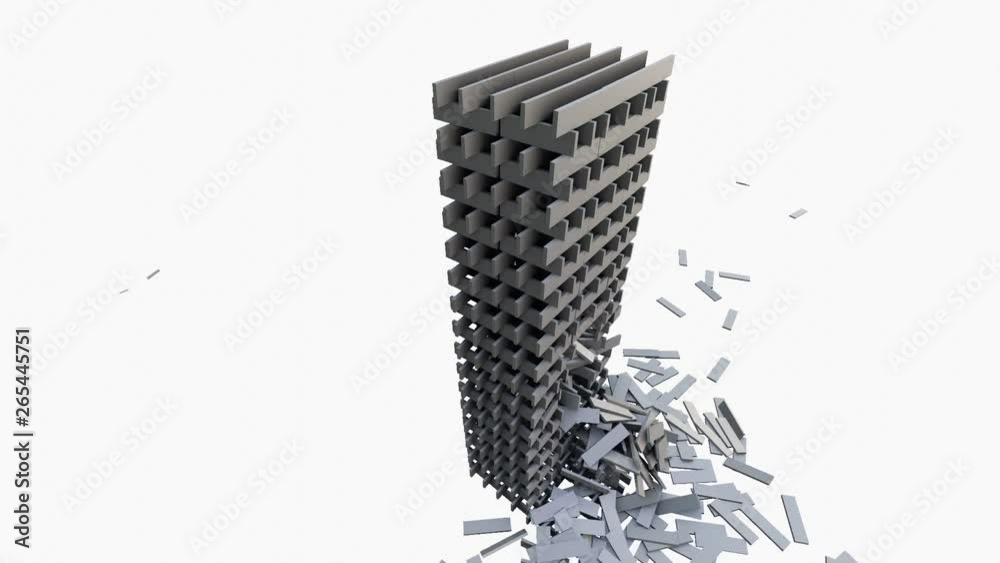 3d destruction of buildings 3d destruction of buildings