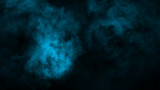 Abstract blue smoke fog on background. Texture background for graphic and web design.