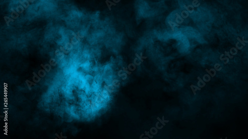 Abstract blue smoke fog on background. Texture background for graphic and web design.