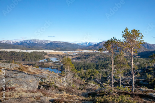 Landscape in the mountains in Northern Norway