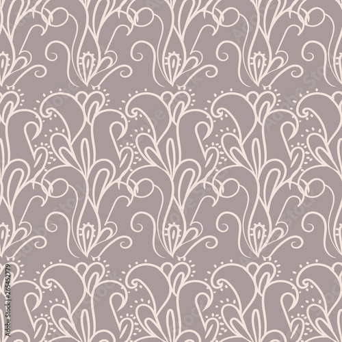 bright seamless pattern with ornament, beautiful texture, vector
