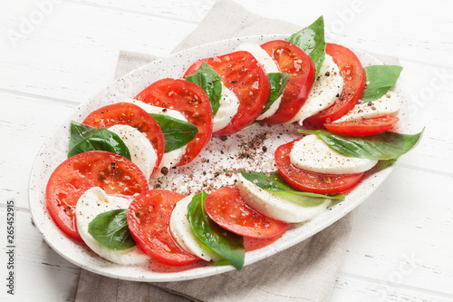 Delicious italian caprese salad