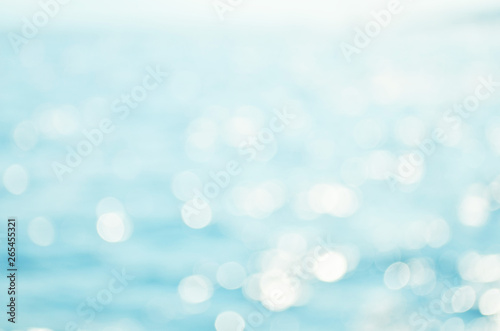 Blurred blue sea water for background, nature background concept. - Image