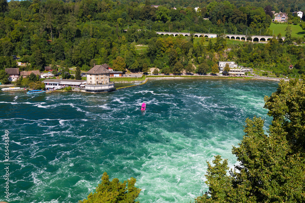 The Rhine Falls. Switzerland