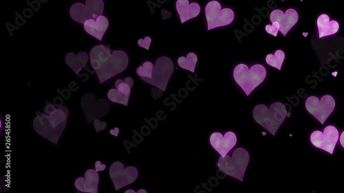 abstract background with hearts