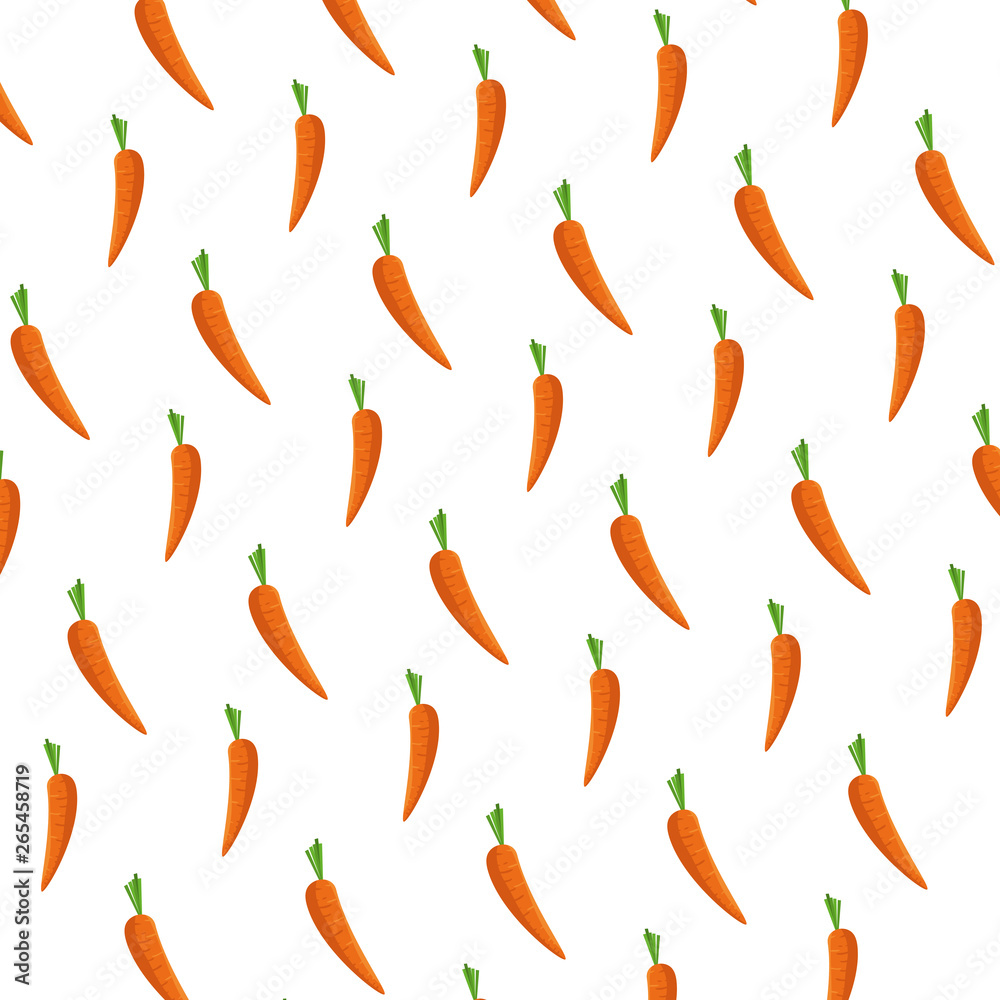 Obraz premium fresh carrots vegetables pattern