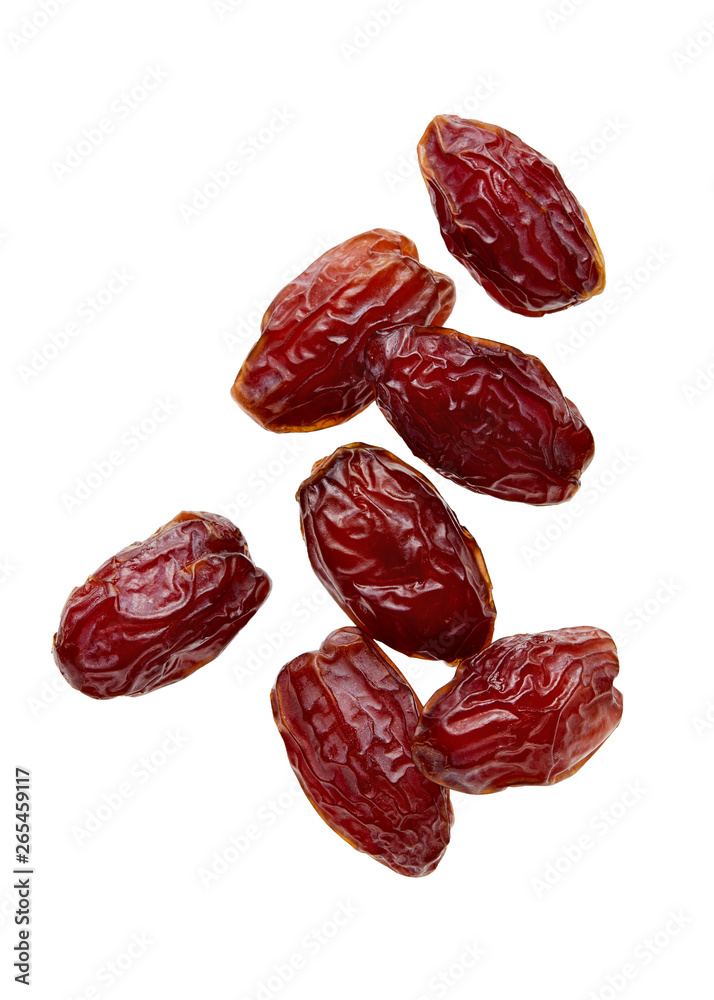 Date fruit on a white background. Date fruit on a white background.