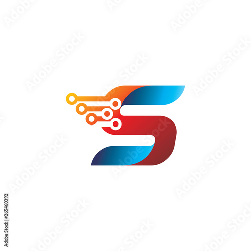 Free Download Modern Letter / Initial S Logo - Vector logo template - GFXLoad