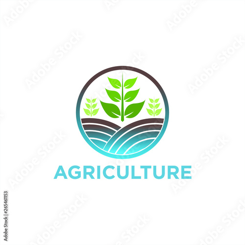 Eco green logo set