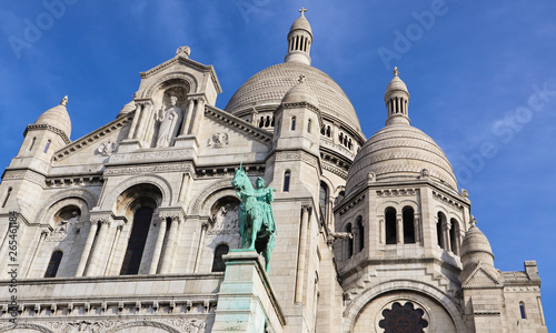 Basilica of the Sacred Heart (Sacre Coeur) in Paris France. April 2019