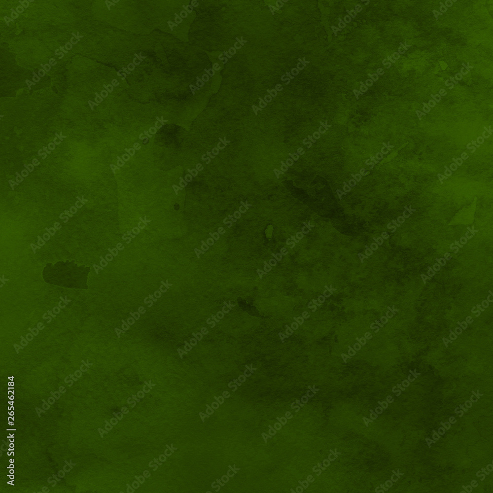 Green ink and watercolor textures on white paper background. Paint leaks and ombre effects. Hand painted abstract image. Green ink and watercolor textures on white paper background. Paint leaks and ombre effects. Hand painted abstract image.