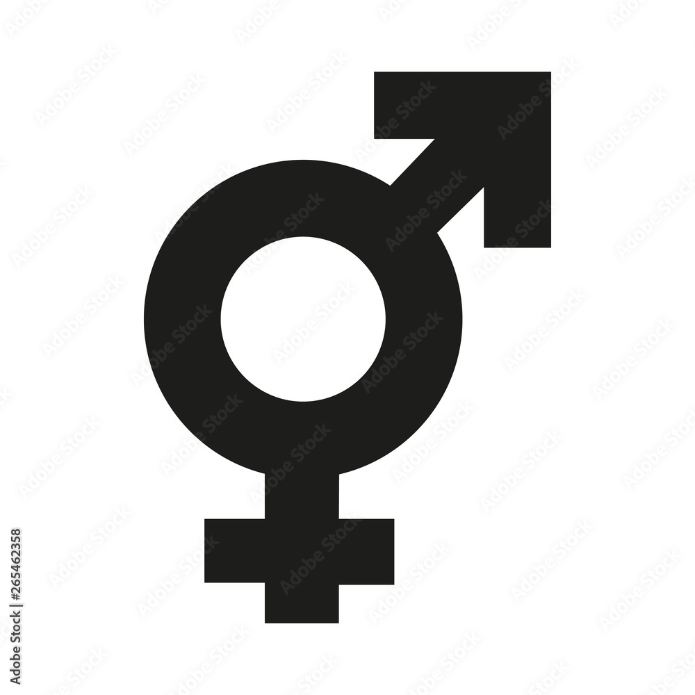 solated illustrations of male and female gender symbols solated illustrations of male and female gender symbols