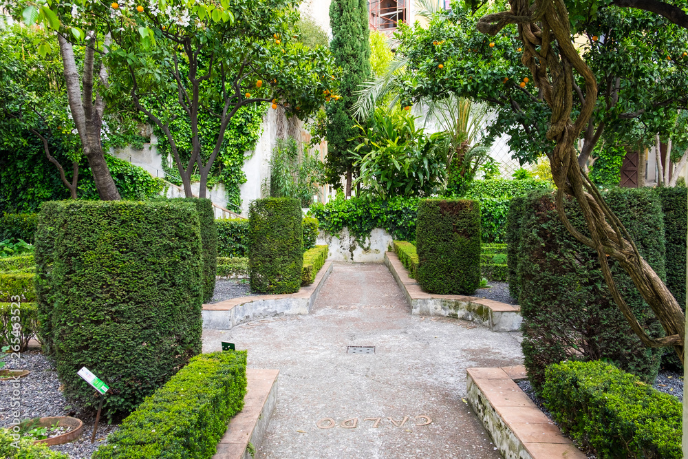 Garten der Minerva in Salerno in Italien