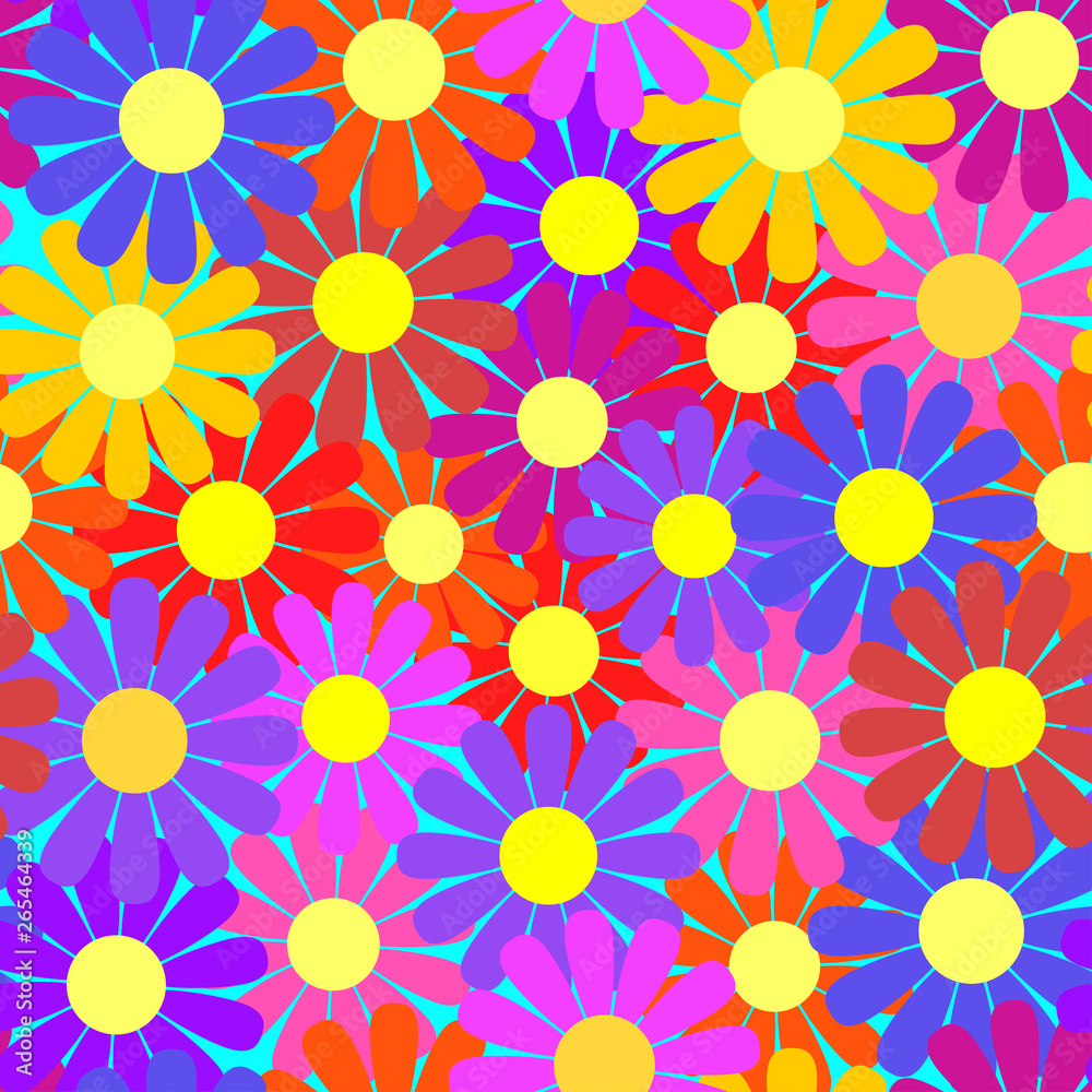 Seamless flower texture. Seamless flower texture.