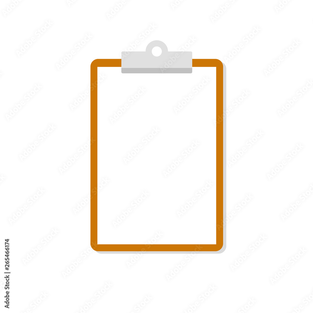 Clipboard icon. Flat style.Vector illustration on white background. Clipboard icon. Flat style.Vector illustration on white background.