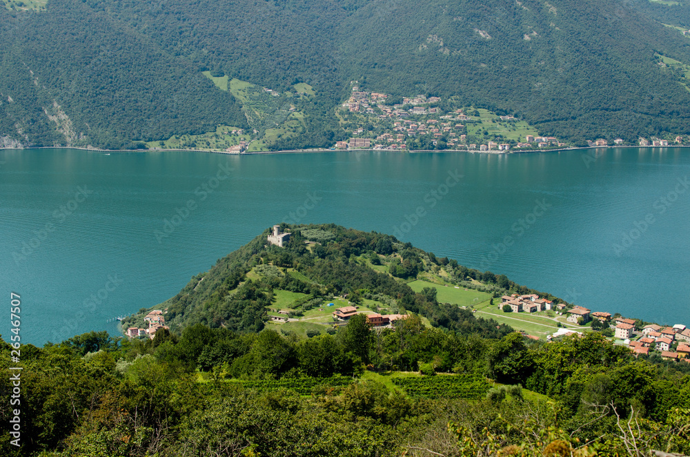 View on Iseo lake from Montisola
