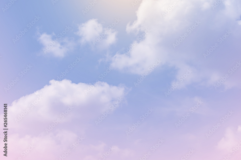 Obraz premium cloud background with a pastel colour